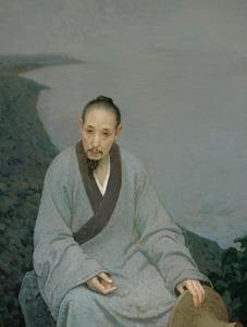 靳尚谊 《八大山人》 132cm×100.5cm 2006年 布面油画