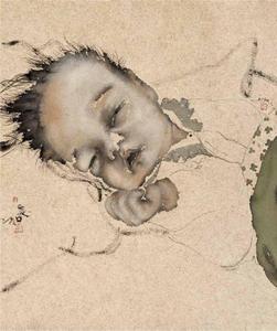 刘庆和 《满月》 65cm×35cm 2010年 纸本设色